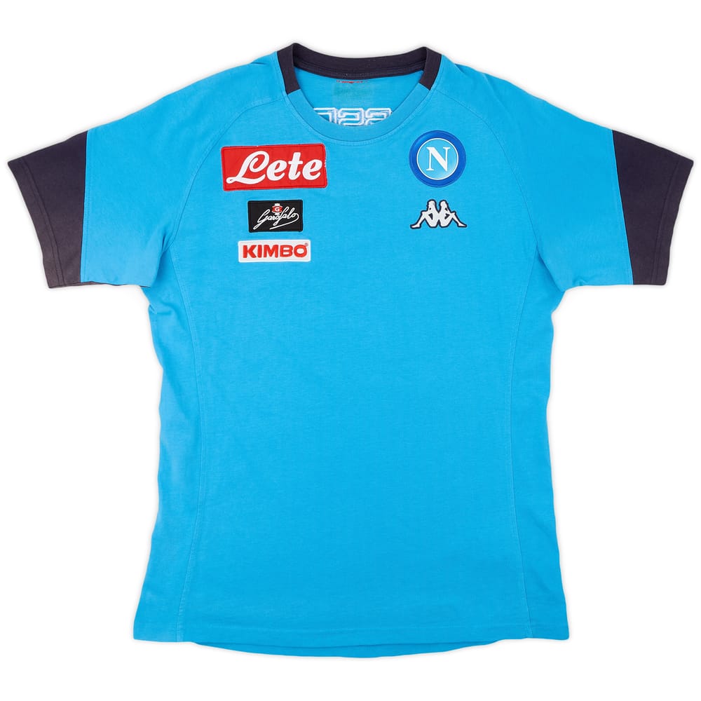 2018-19 Napoli Kappa Training Shirt - 7/10 - (M)