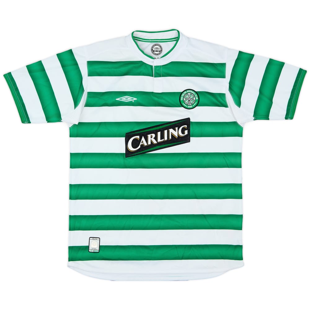 2003-04 Celtic Home Shirt - 9/10 - (XL.Boys)