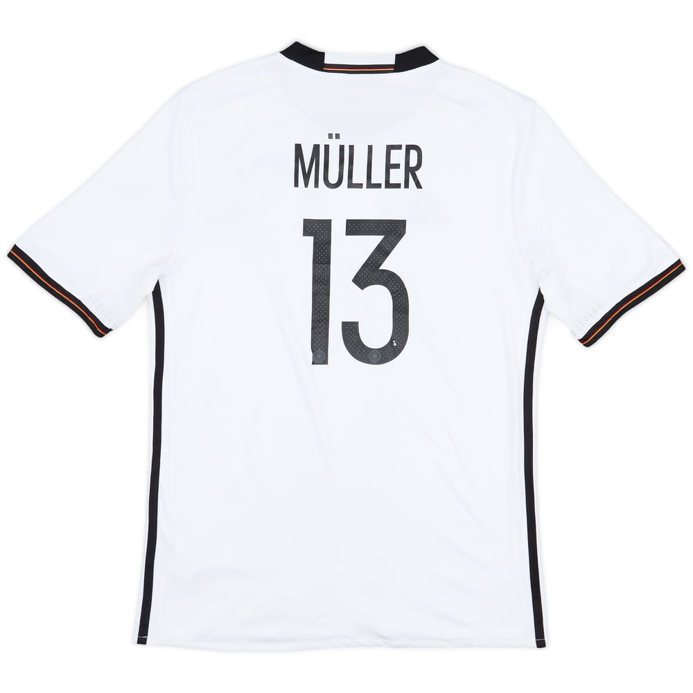 2015-16 Germany Home Shirt Muller #13 - 7/10 - (XL.Boys)