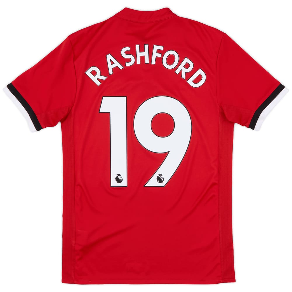 2017-18 Manchester United Home Shirt Rashford #19 - 8/10 - (XS)