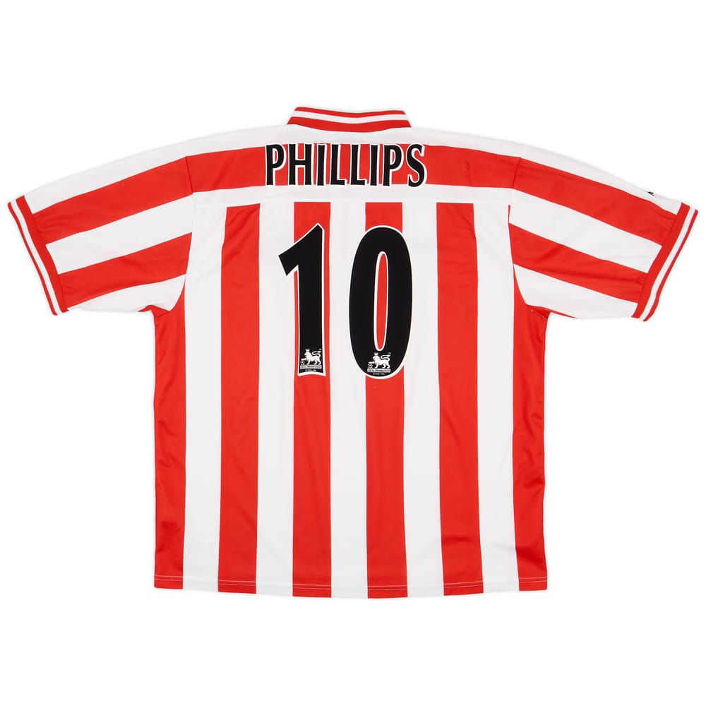1999-00 Sunderland Home Shirt Phillips #10 - 7/10 - (XXL)