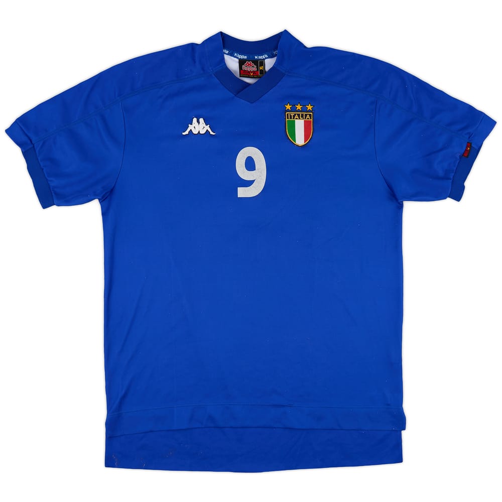 1998-99 Italy Home Shirt #9 - 6/10 - (XL)