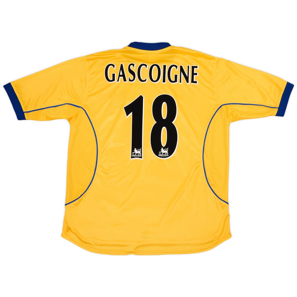 2000-01 Everton Away Shirt Gascoigne #18 - 8/10 - (XL)