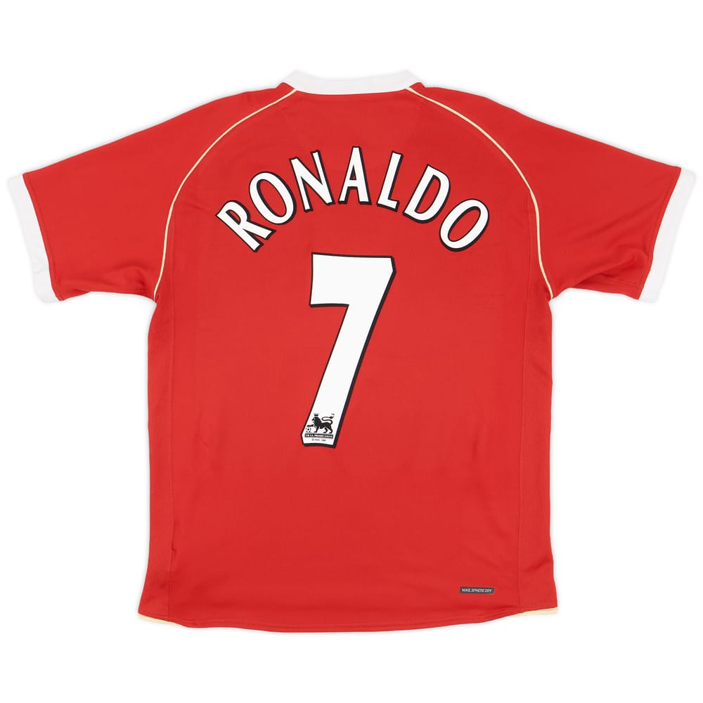 2006-07 Manchester United Home Shirt Ronaldo #7 - 9/10 - (M)