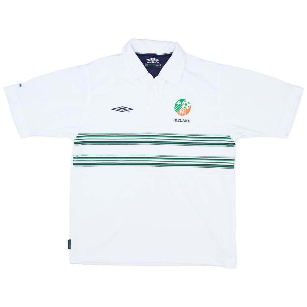 2001-02 Ireland Umbro Polo Shirt - 7/10 - (M)