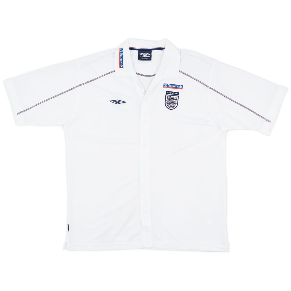 2004-06 England Umbro Button Up Shirt - 9/10 - (XXL)