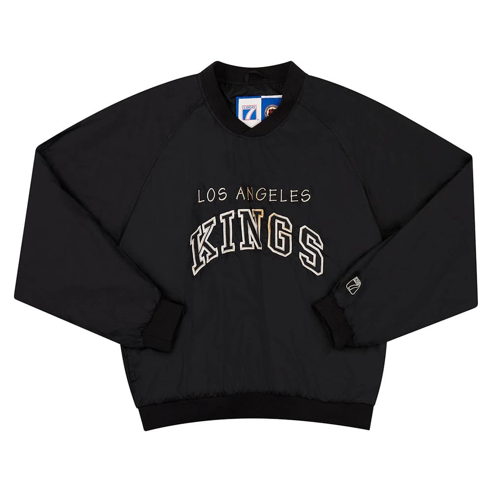1990s LA Kings Logo 7 Pullover Windbreaker Jacket M