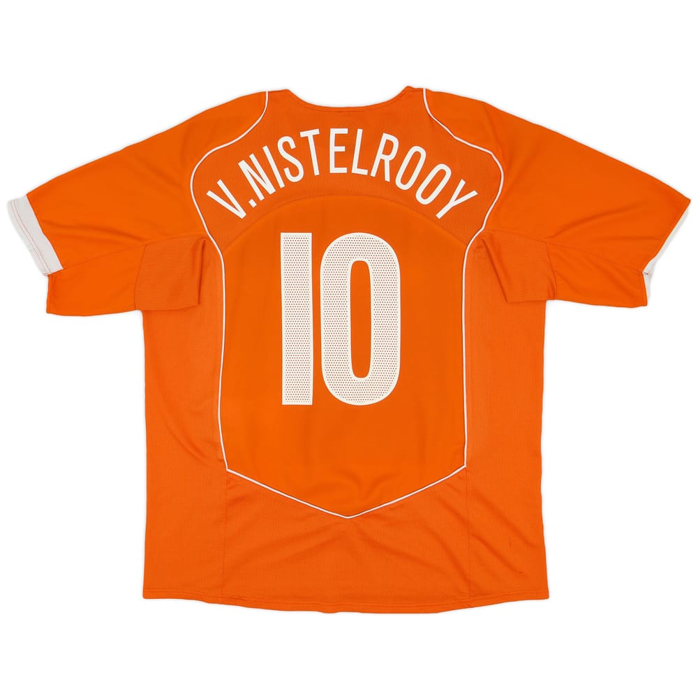 2004-06 Netherlands Home Shirt V.Nistelrooy #10