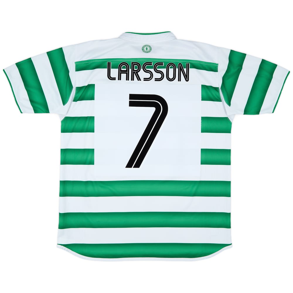 2003-04 Celtic Home Shirt Larsson #7 - 6/10 - (L)