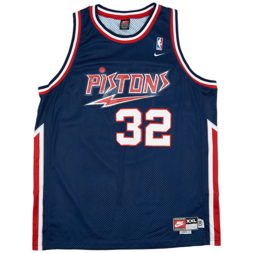 1980-81 Detroit Pistons Hamilton #32 Nike Rewind Swingman Jersey - 8/10 - (XXL)