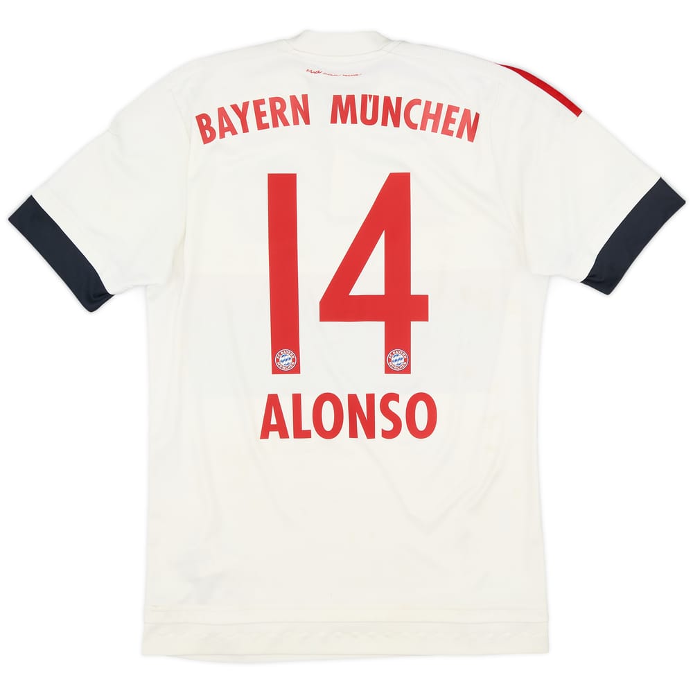 2015-16 Bayern Munich Away Shirt Alonso #14 - 5/10 - (S)