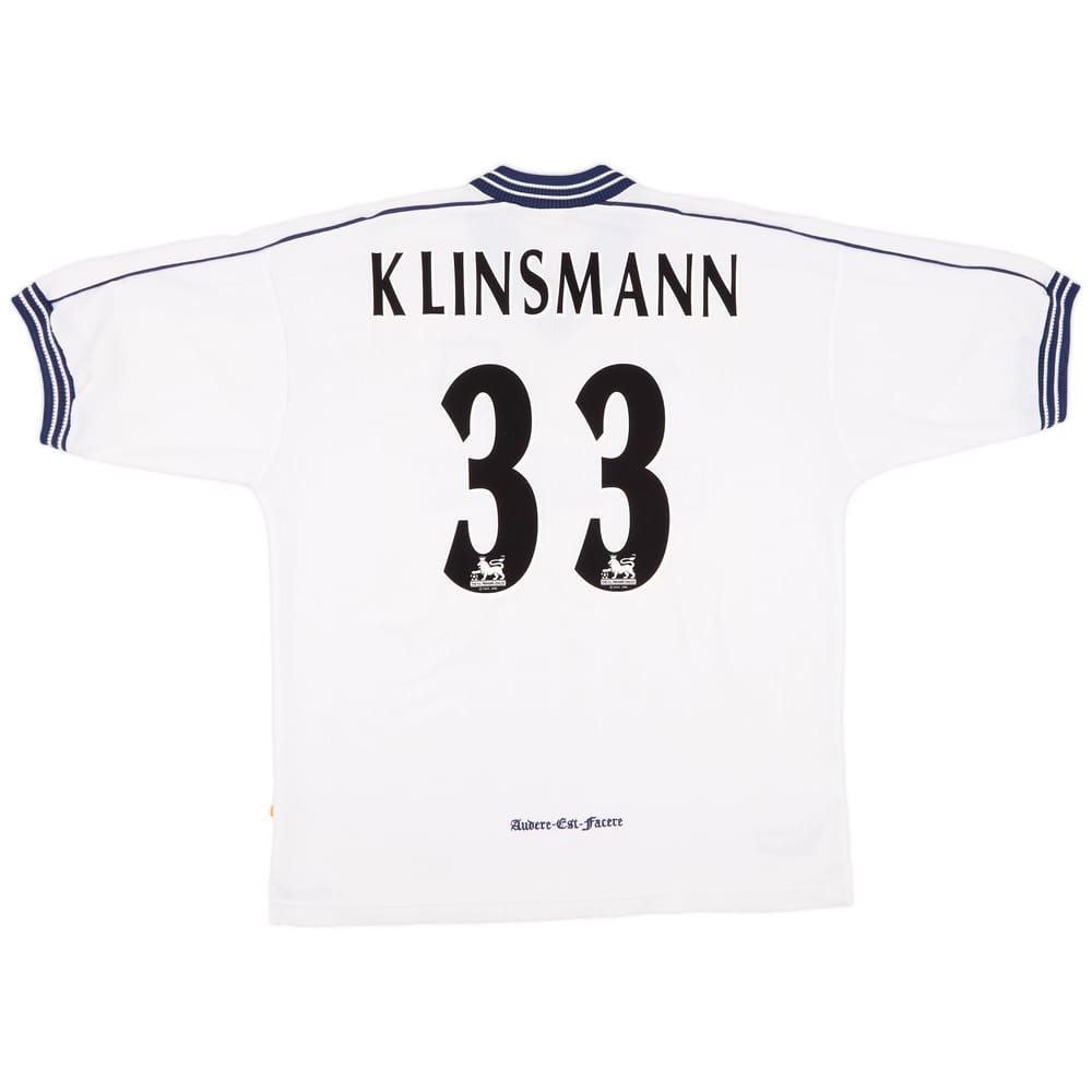 1997-99 Tottenham Home Shirt Klinsmann #33 - 8/10 - (XL)