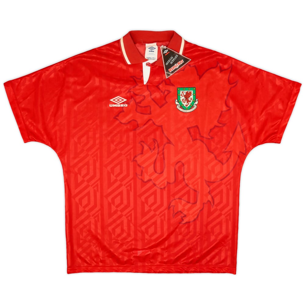1992-94 Wales Home Shirt (L)