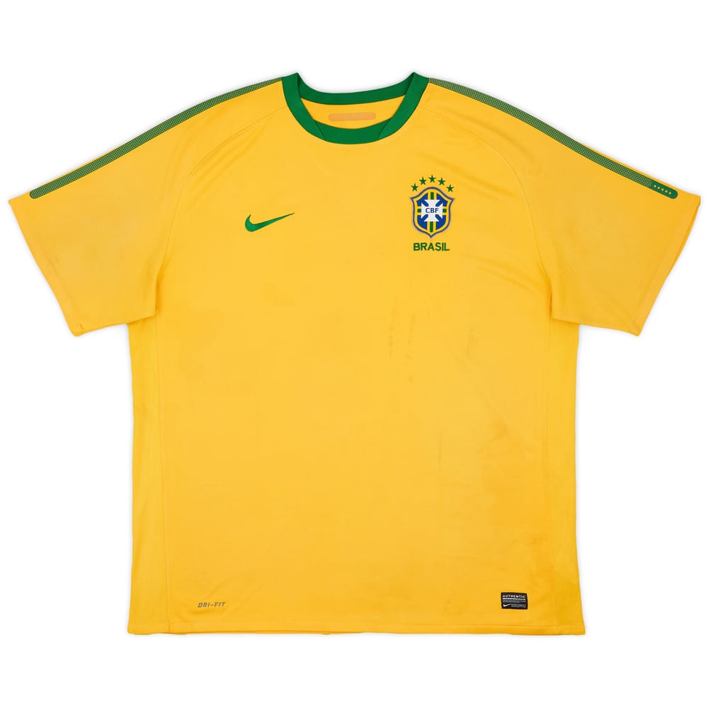 2010-11 Brazil Home Shirt - 4/10 - (XXL)