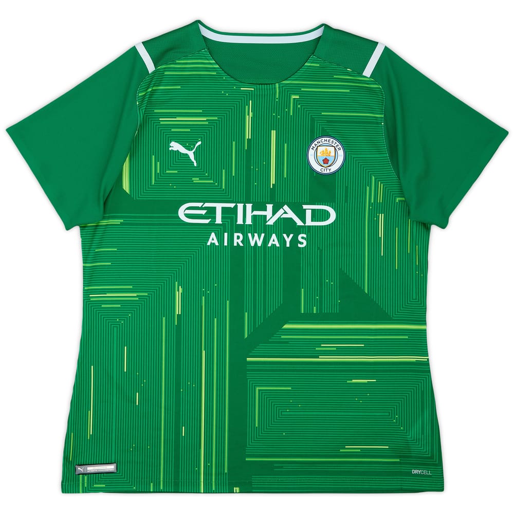 2021-22 Manchester City Authentic GK Shirt - 10/10 - (Women's L)