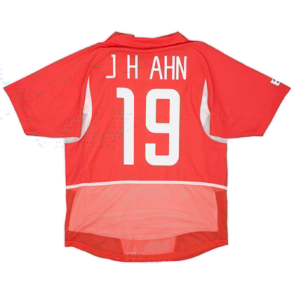2002-03 South Korea Player Issue Home Shirt J.H.Ahn #19 - 9/10 - (M)