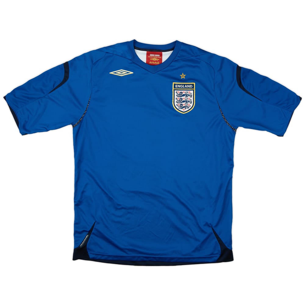 2006-08 England GK S/S Shirt - 9/10 - (L)