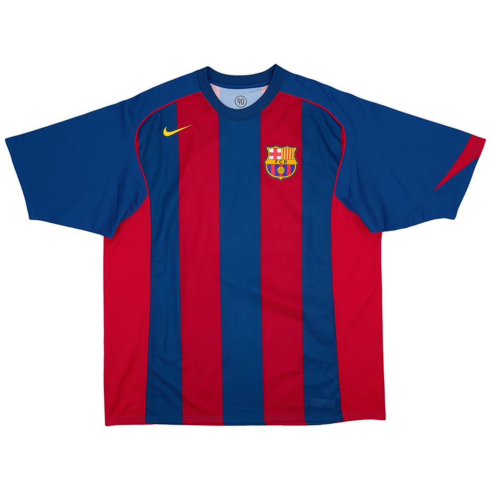 2004-05 Barcelona Basic Home Shirt - 9/10 - (XL)