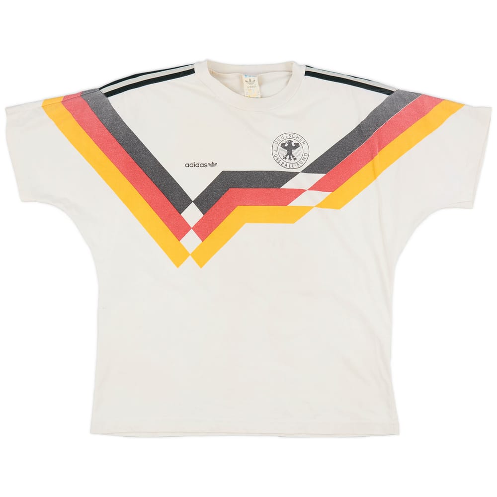 1988-90 Germany adidas Cotton Tee #10 - 5/10 - (XL)