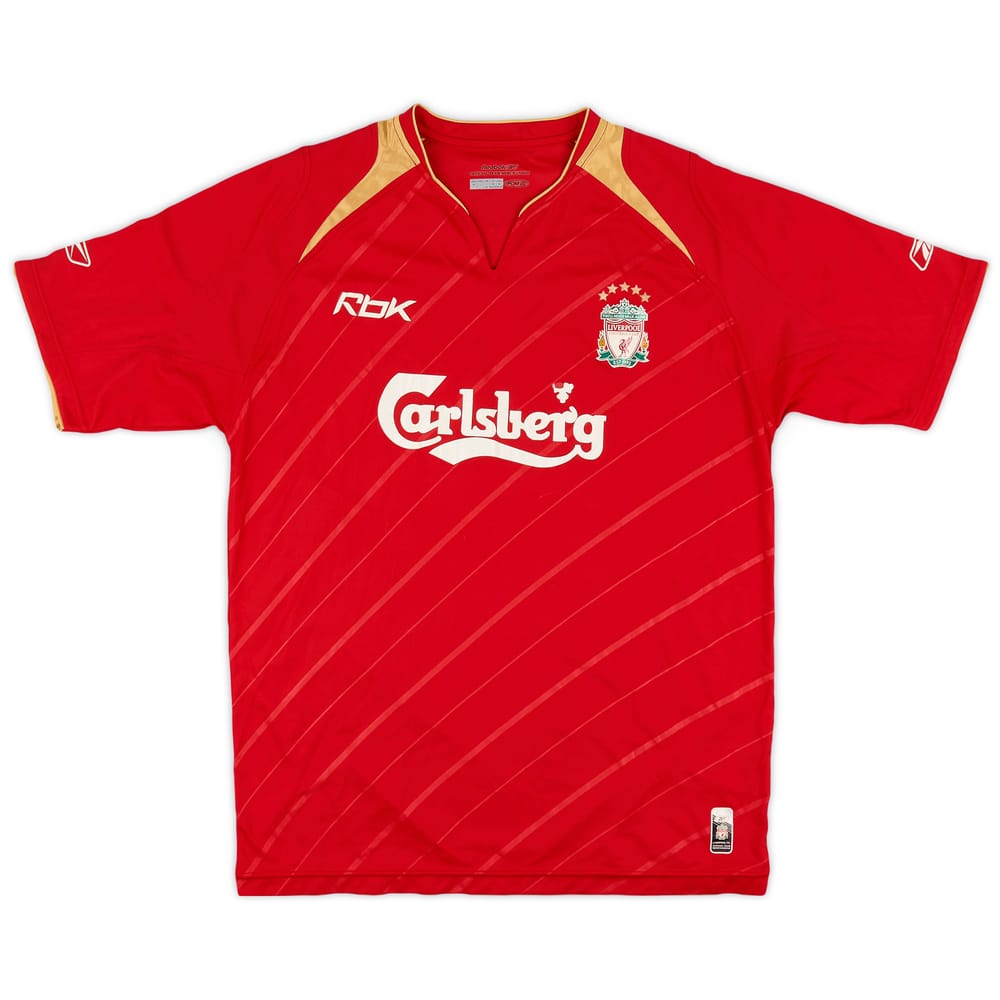 2005-06 Liverpool CL Home Shirt - 5/10 - (M)