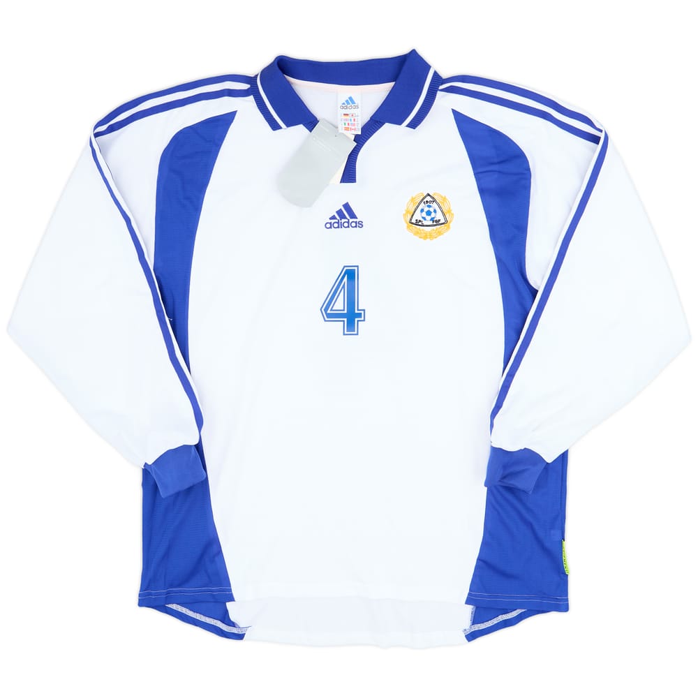 2000-02 Finland Player Issue Home L/S Shirt #4 (XL)
