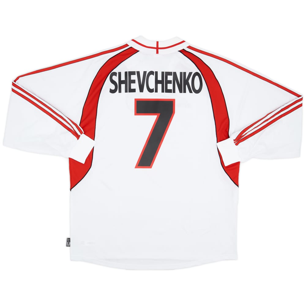 2000-02 AC Milan Away L/S Shirt Shevchenko #7 (XL)