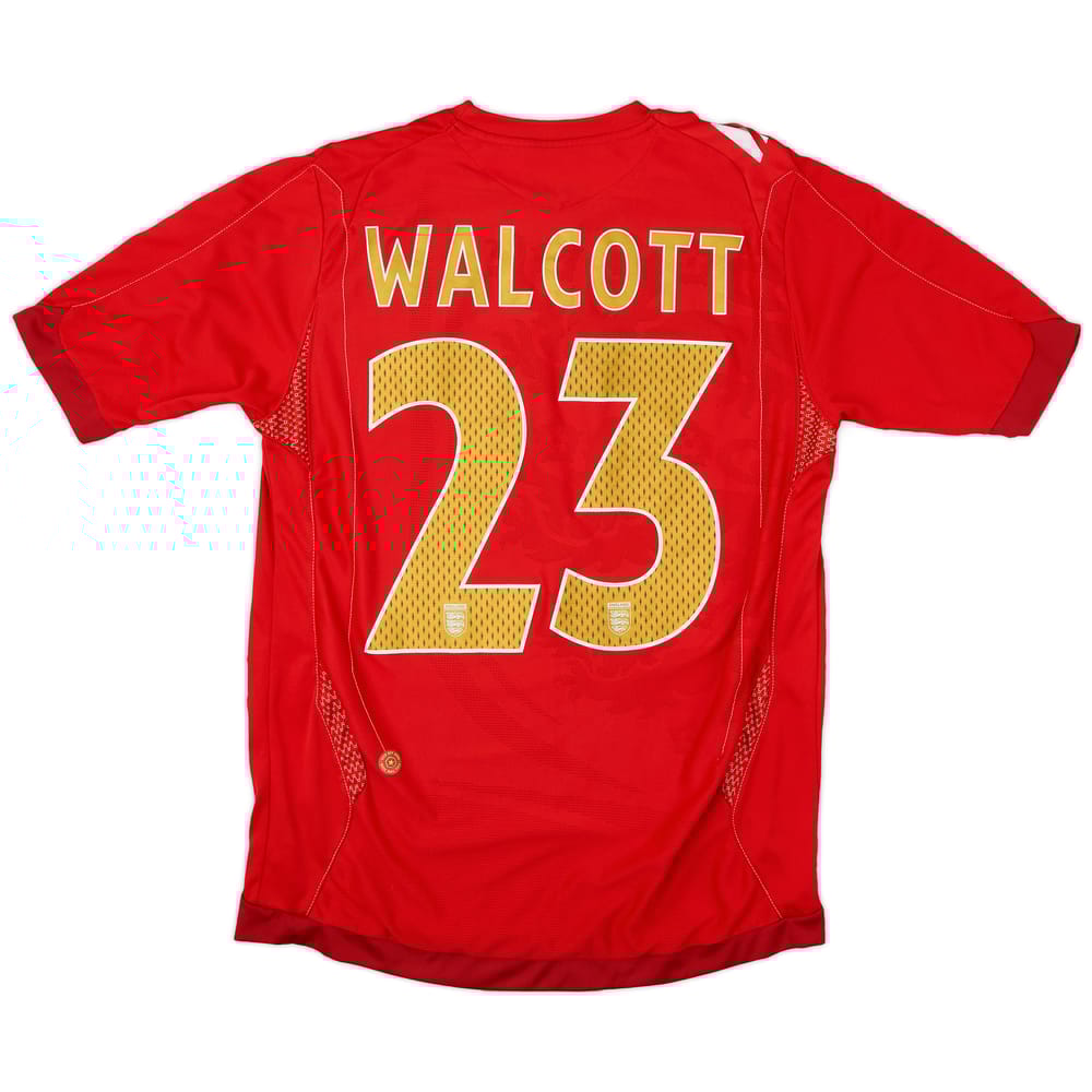 2006-08 England Away Shirt Walcott #23 - 6/10 - (S)