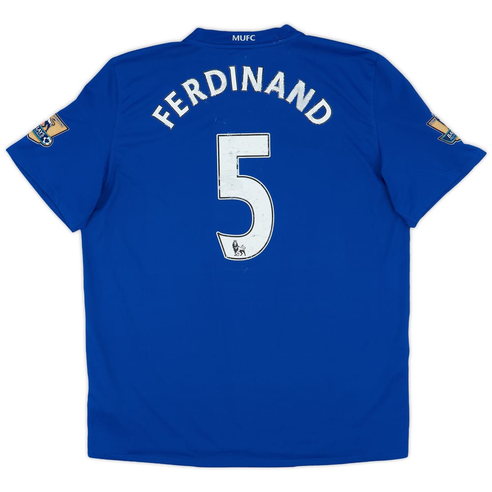 2008-09 Manchester United Third Shirt Ferdinand #5 - 4/10 - (XL)