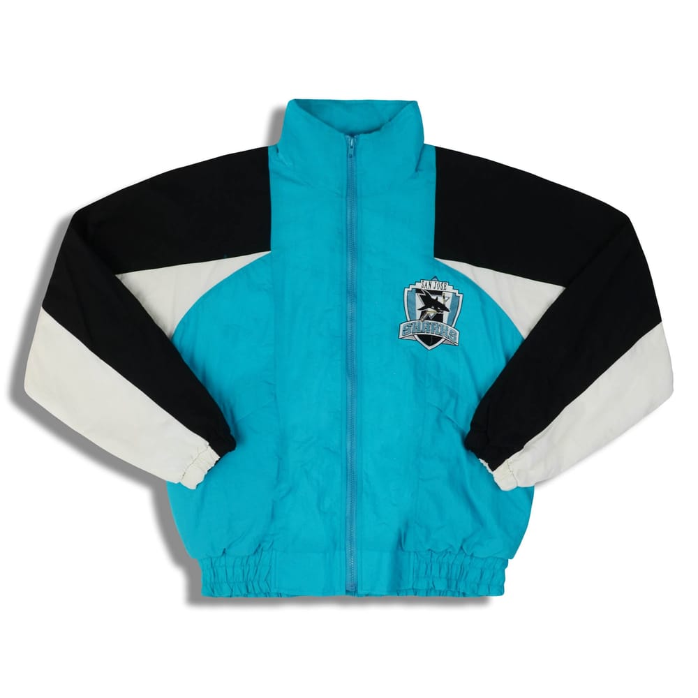 1990s San Jose Sharks Rain Jacket L