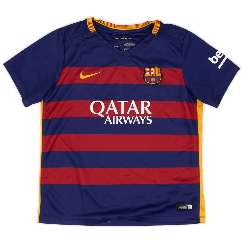 2015-16 Barcelona Home Shirt - 8/10 - (S.Boys)