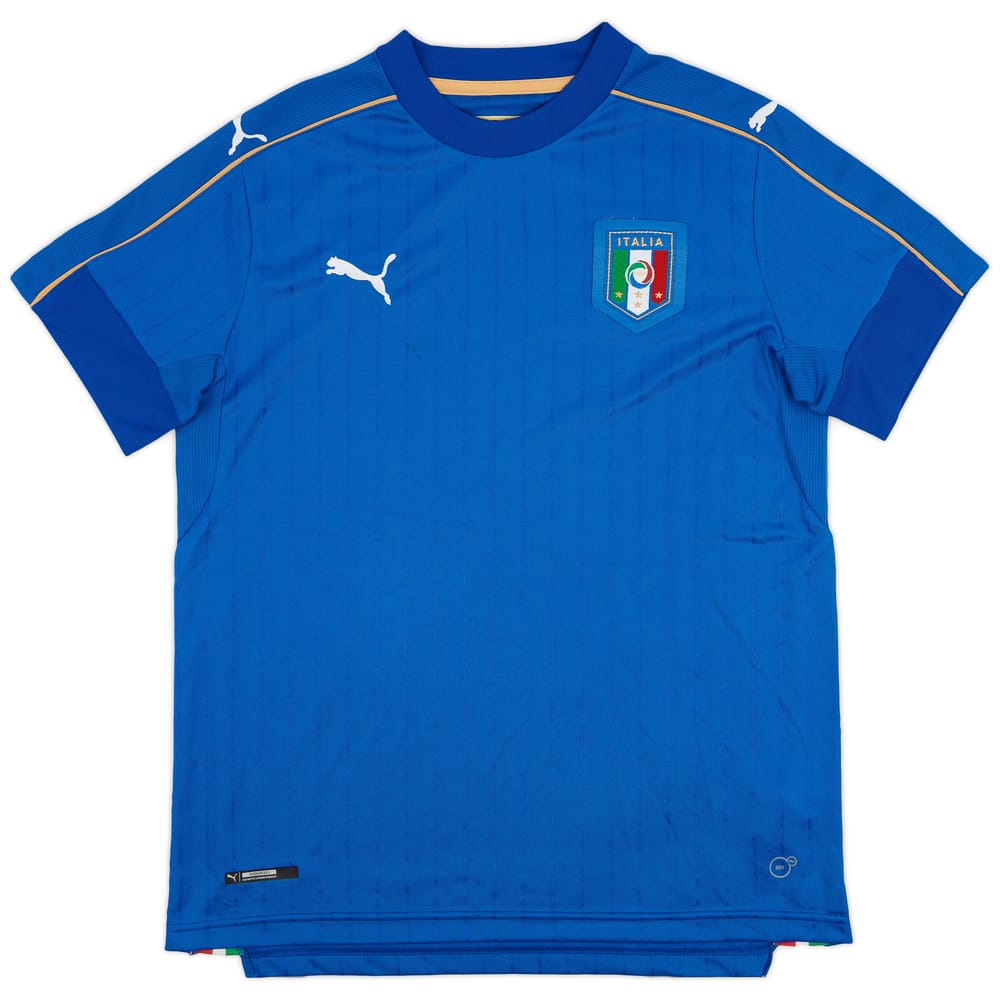 2016-17 Italy Home Shirt - 9/10 - (M)