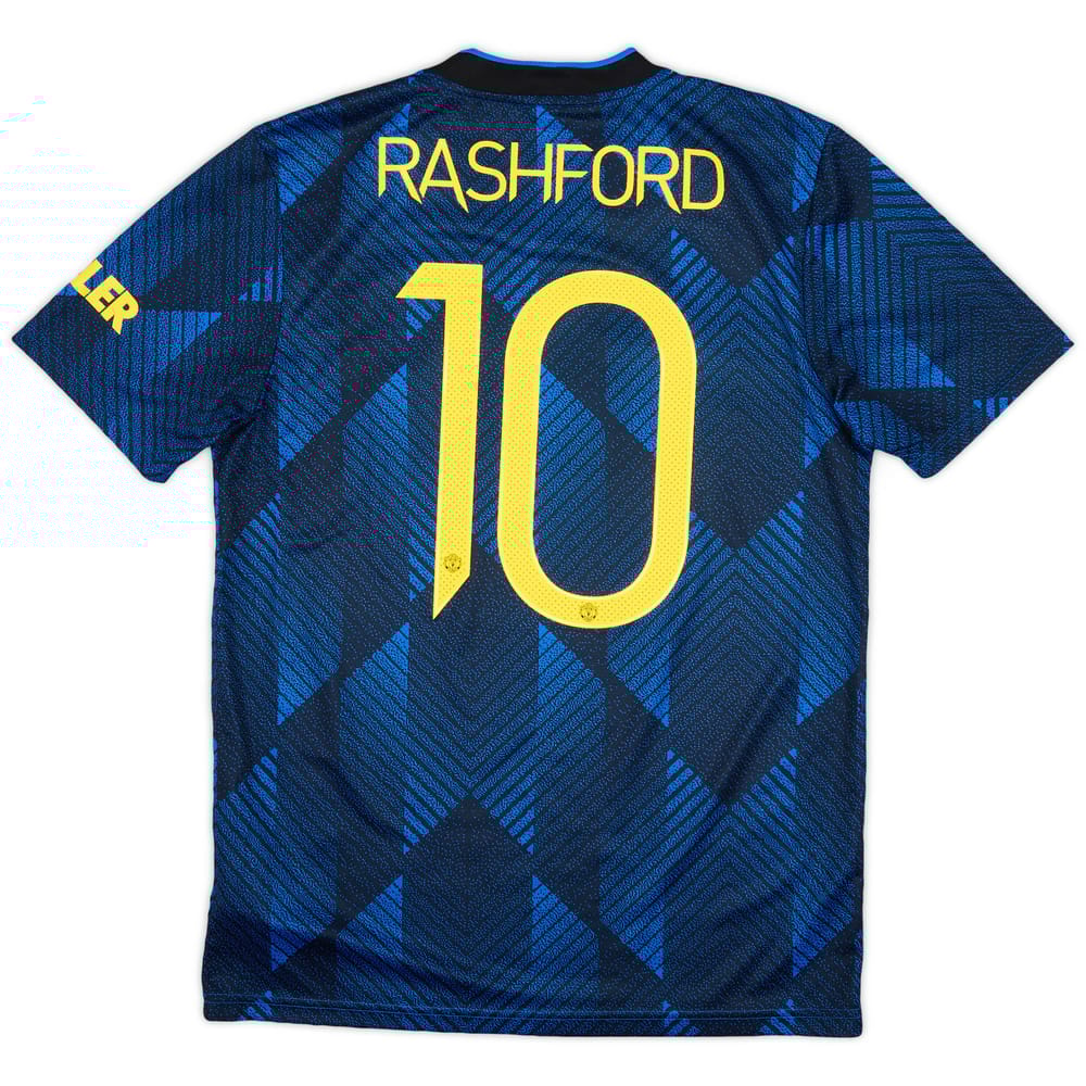 2021-22 Manchester United Third Shirt Rashford #10 - 10/10 - (M)