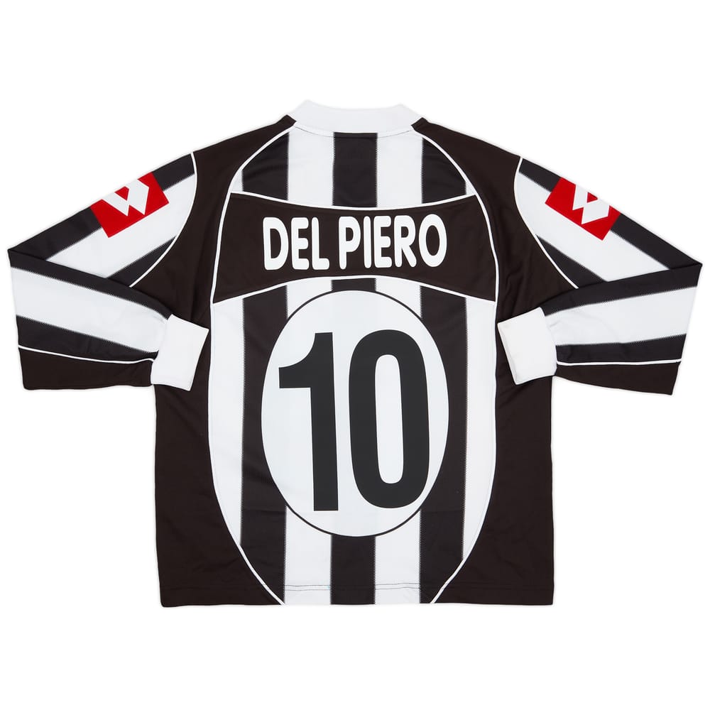 2002-03 Juventus Home L/S Shirt Del Piero #10 - 7/10 - (M)