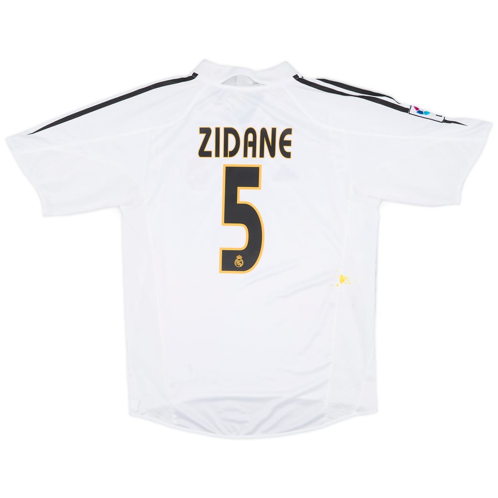2004-05 Real Madrid Home Shirt Zidane #5 (M)