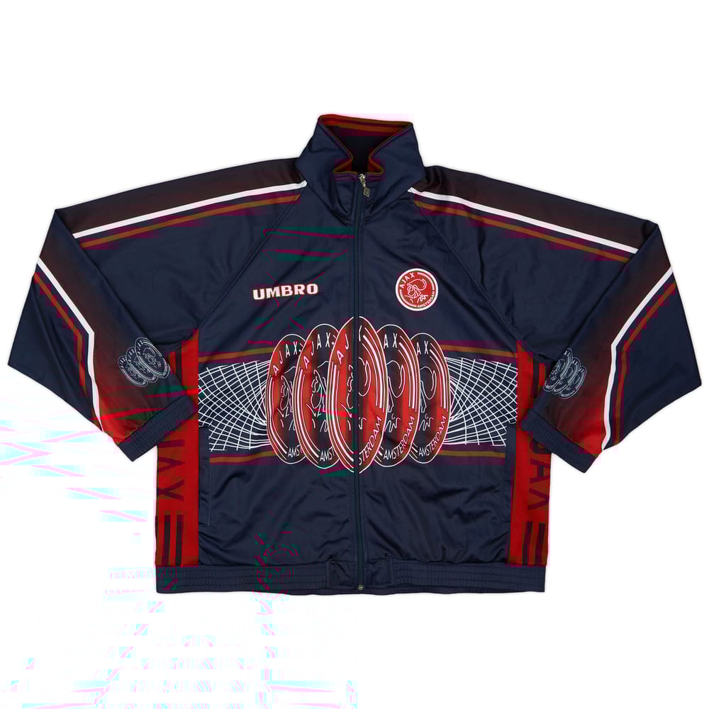 1997-98 Ajax Umbro Track Jacket - 9/10 - (XXL)