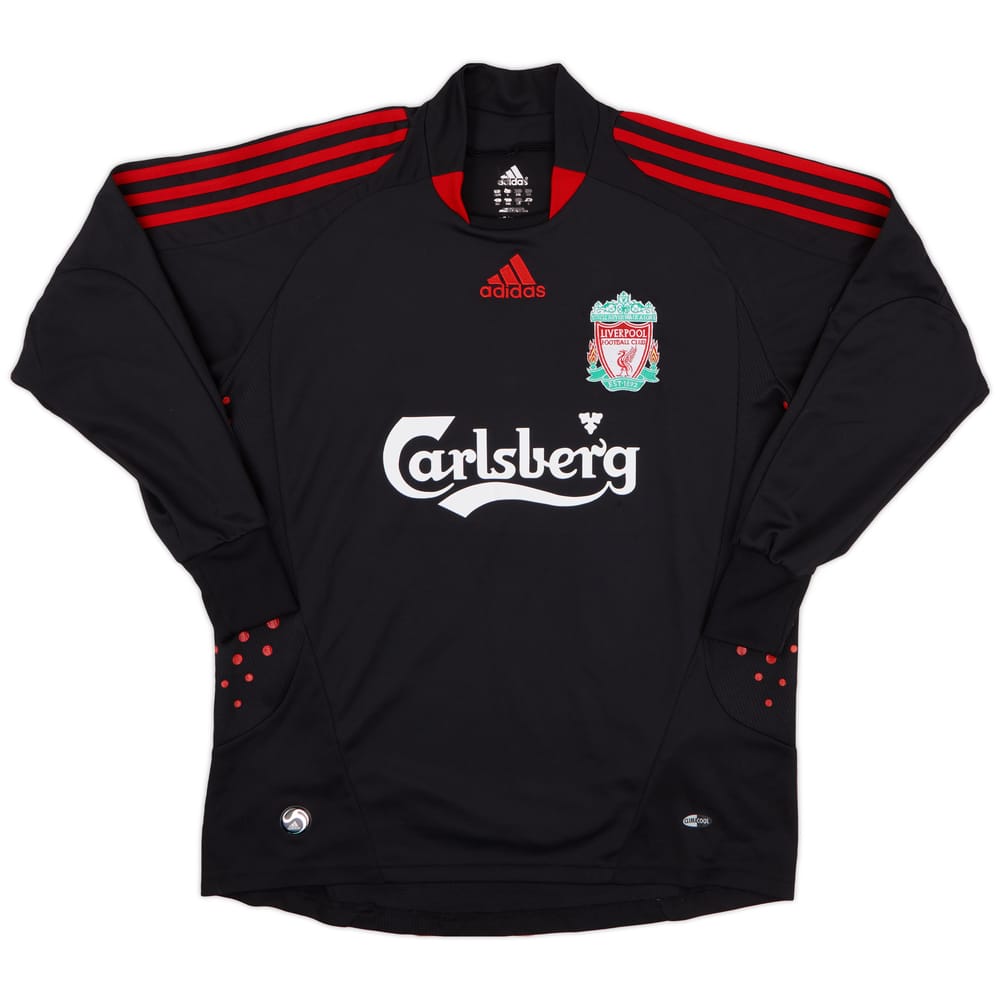 2008-09 Liverpool GK Shirt - 8/10 - (L.Boys)