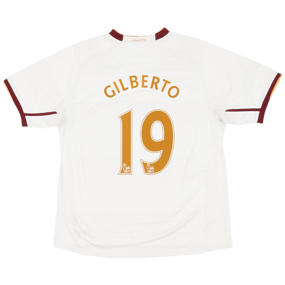 2007-08 Arsenal Away Shirt Gilberto #19 - 8/10 - (XL)