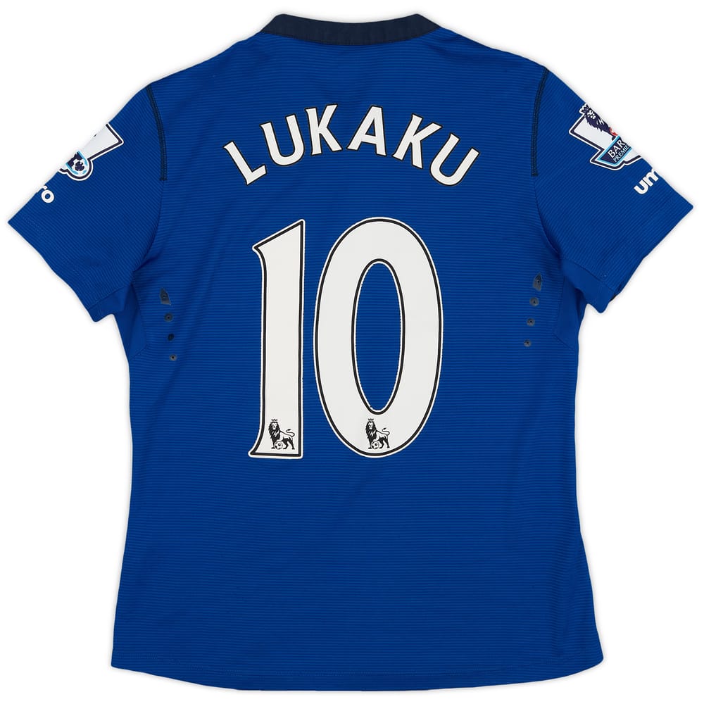 2014-15 Everton Home Shirt Lukaku #10 - 8/10 - (L.Boys)