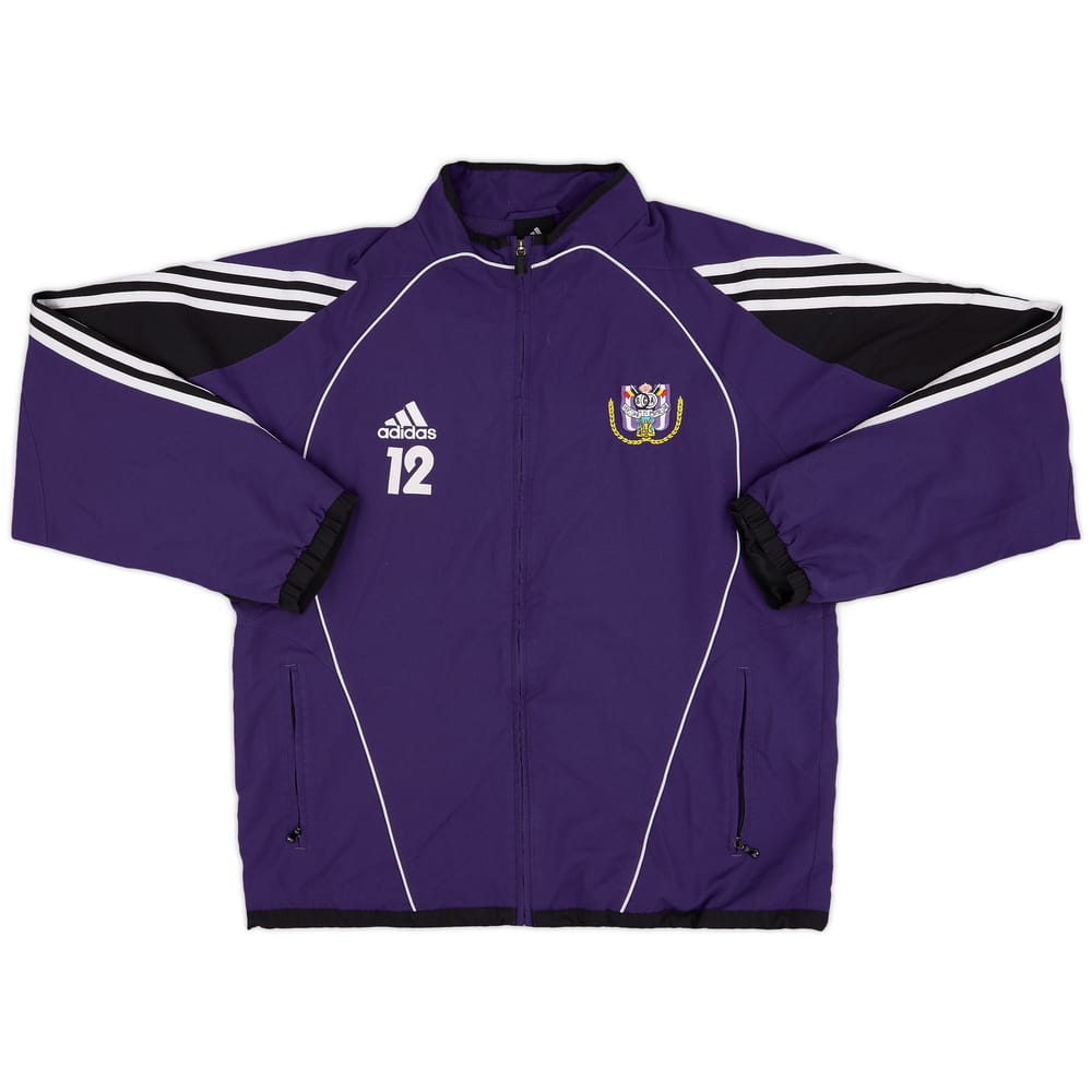 2005-06 Anderlecht adidas Player Issue Track Jacket #12 - 9/10 - (L)