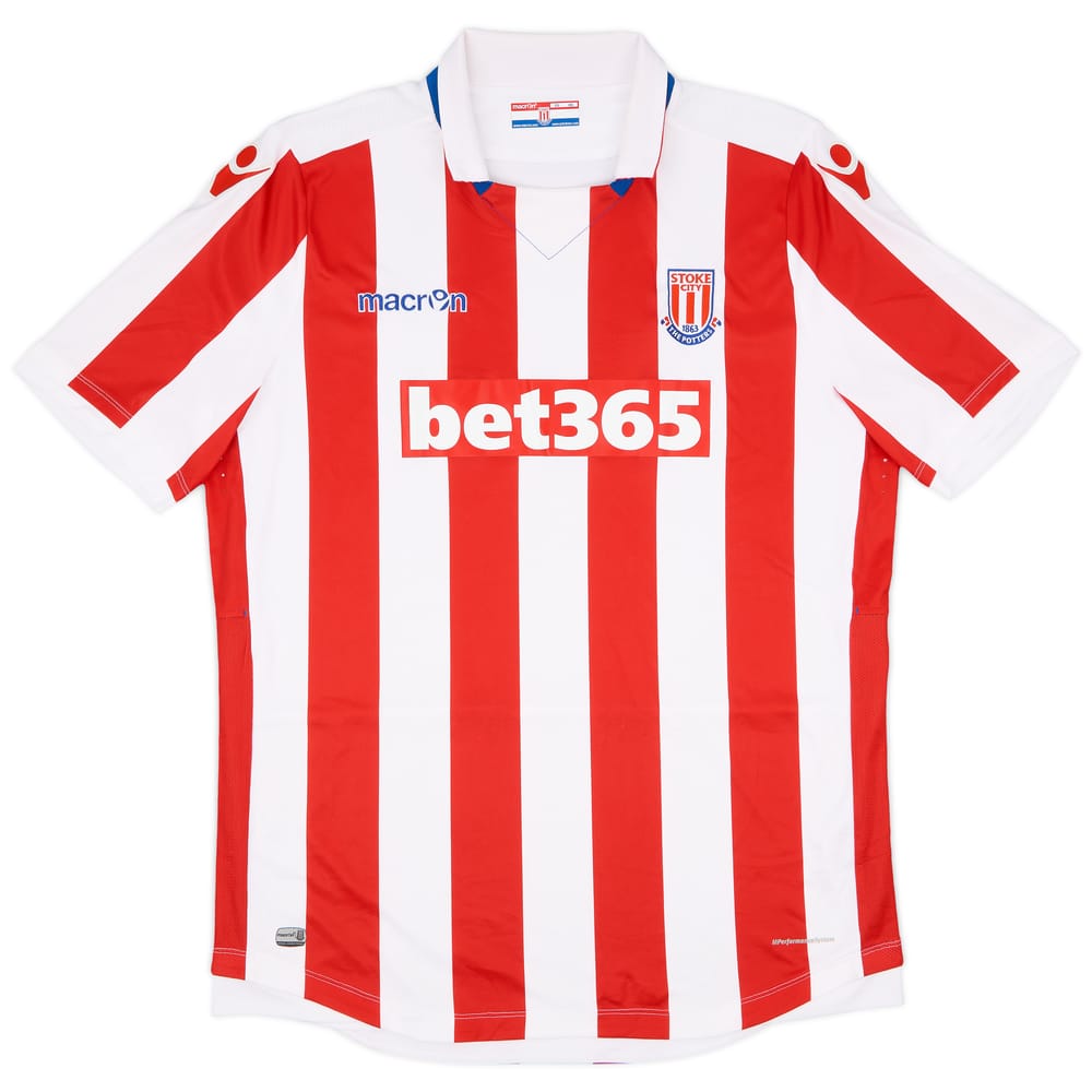 2017-18 Stoke City Home Shirt - 8/10 - (4XL)