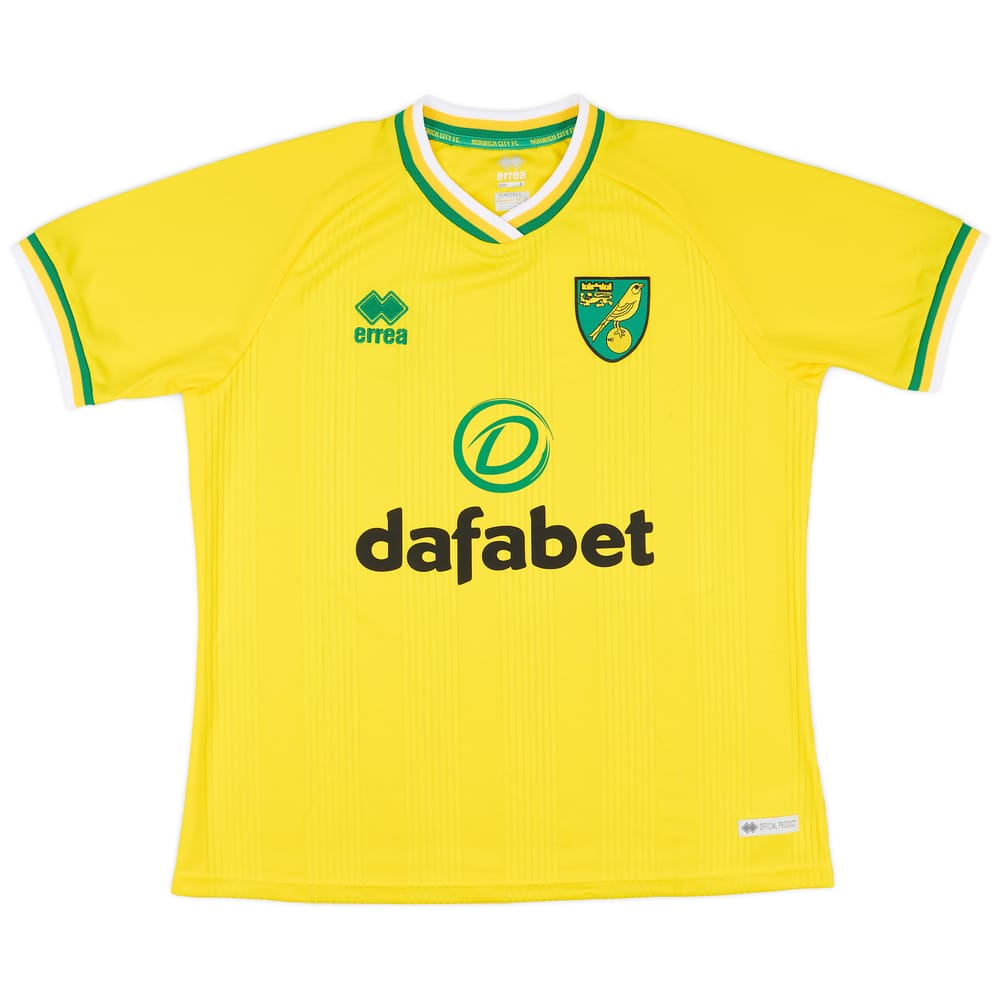 2020-21 Norwich City Home Shirt - 8/10 - (L)