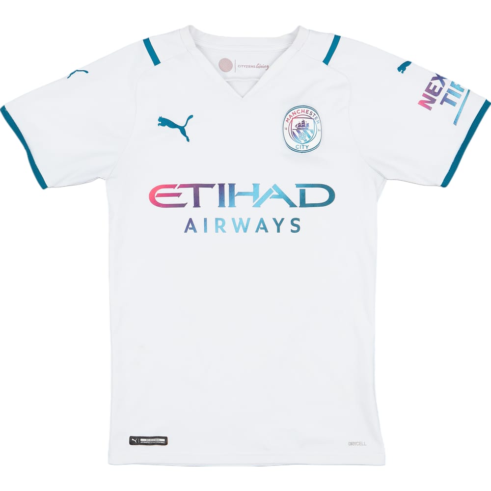 2021-22 Manchester City Away Shirt - 6/10 - (XS)