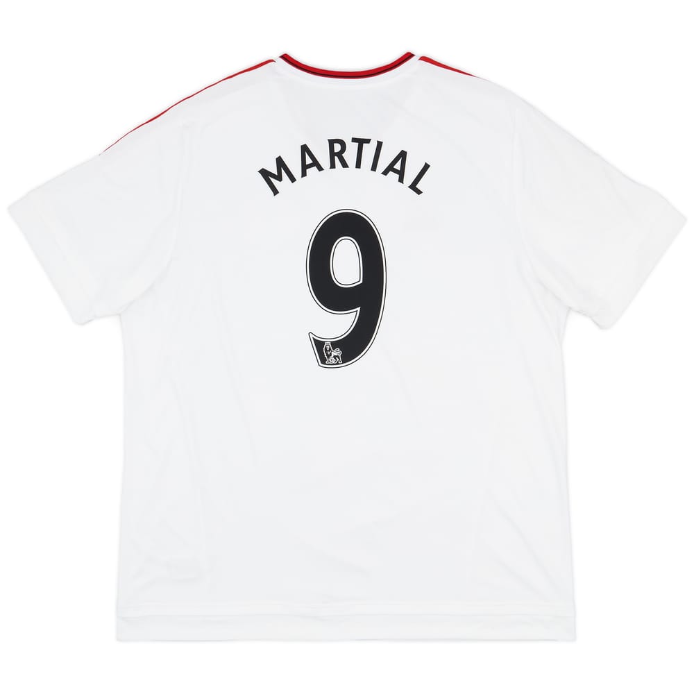 2015-16 Manchester United Away Shirt Martial #9 - 10/10 - (XXL)