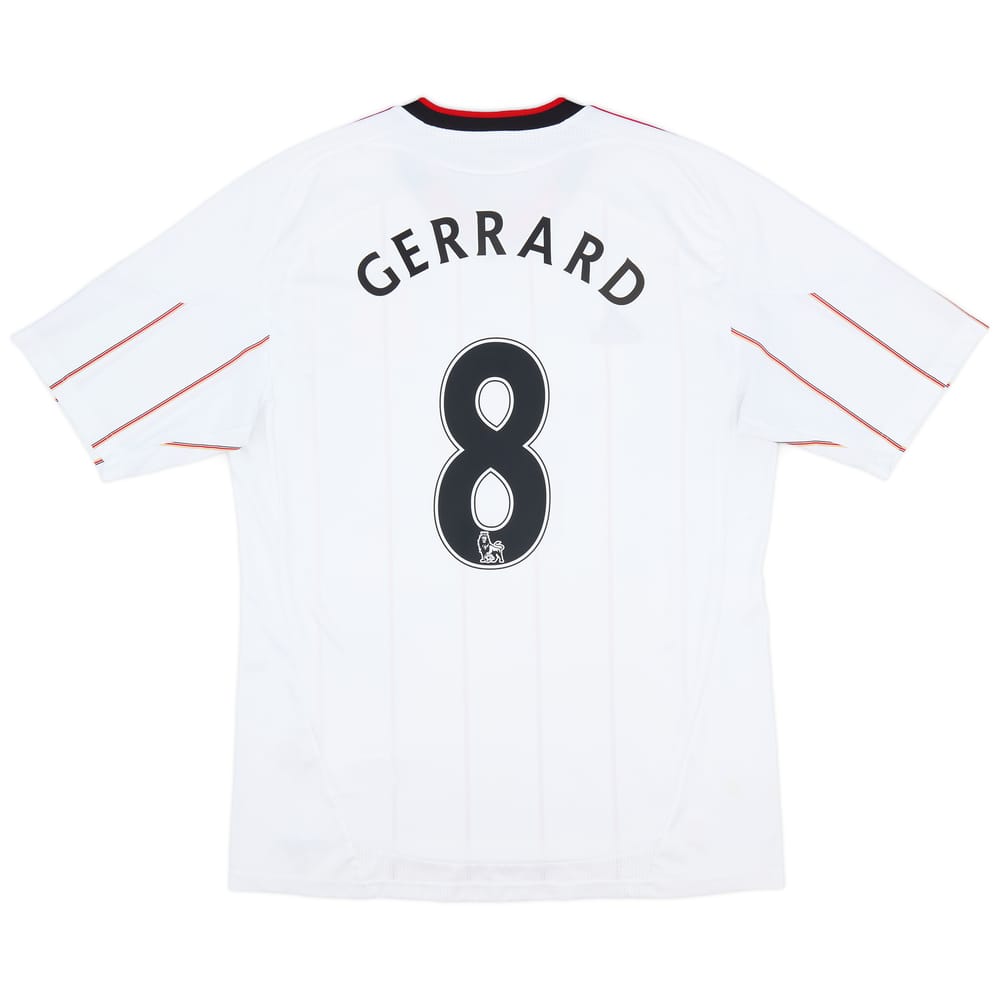 2010-11 Liverpool Away Shirt Gerrard #8 - 6/10 - (L)