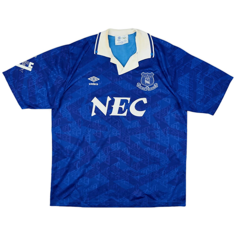1991-93 Everton Home Shirt - 5/10 - (XL)