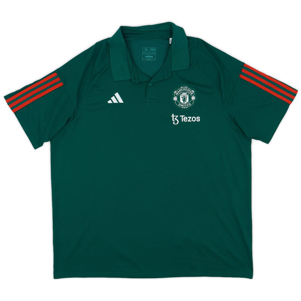 2022-23 Manchester United adidas Polo Shirt - 9/10 - (XXL)