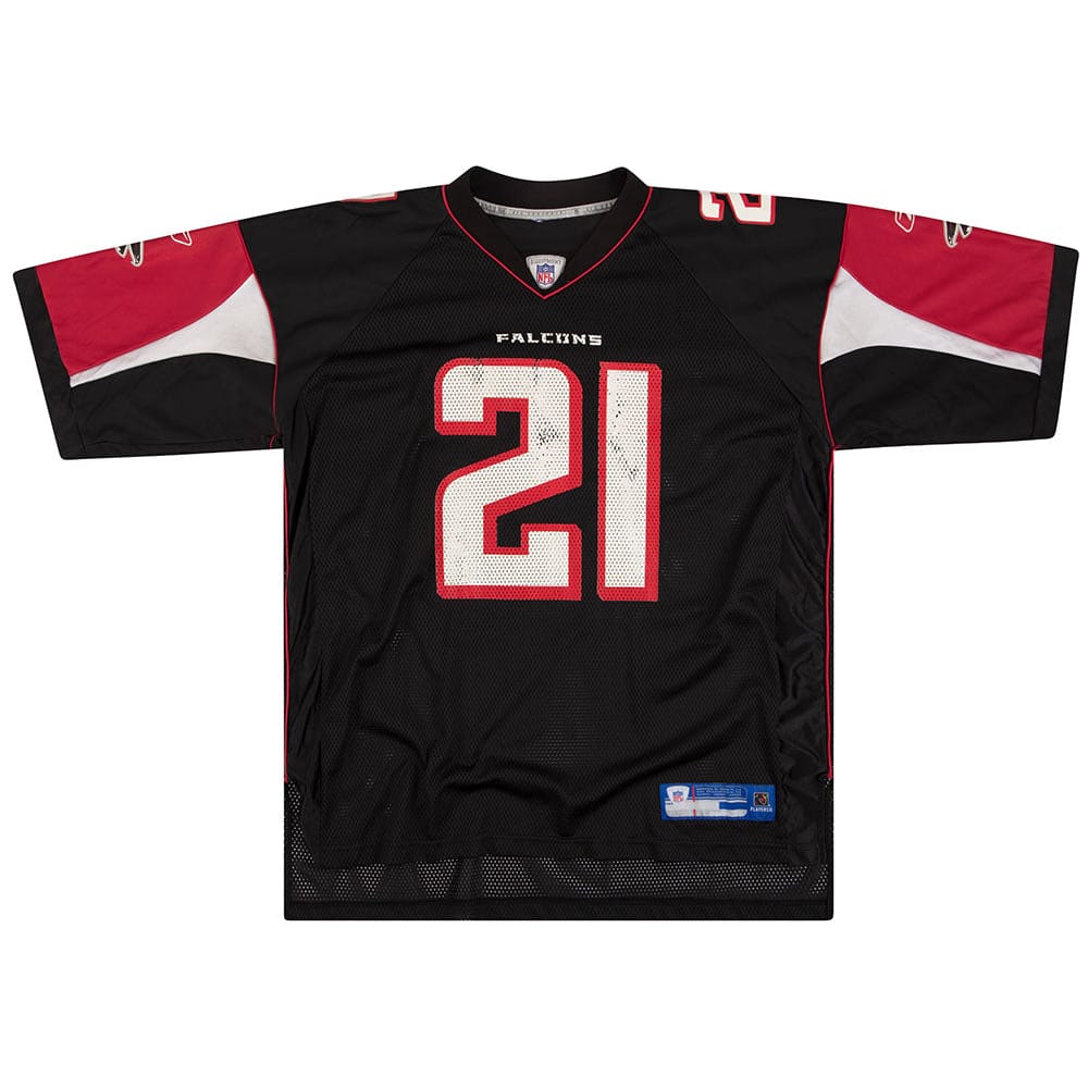 2005-06 Atlanta Falcons Hall #21 Reebok On Field Jersey (Alternate) XL