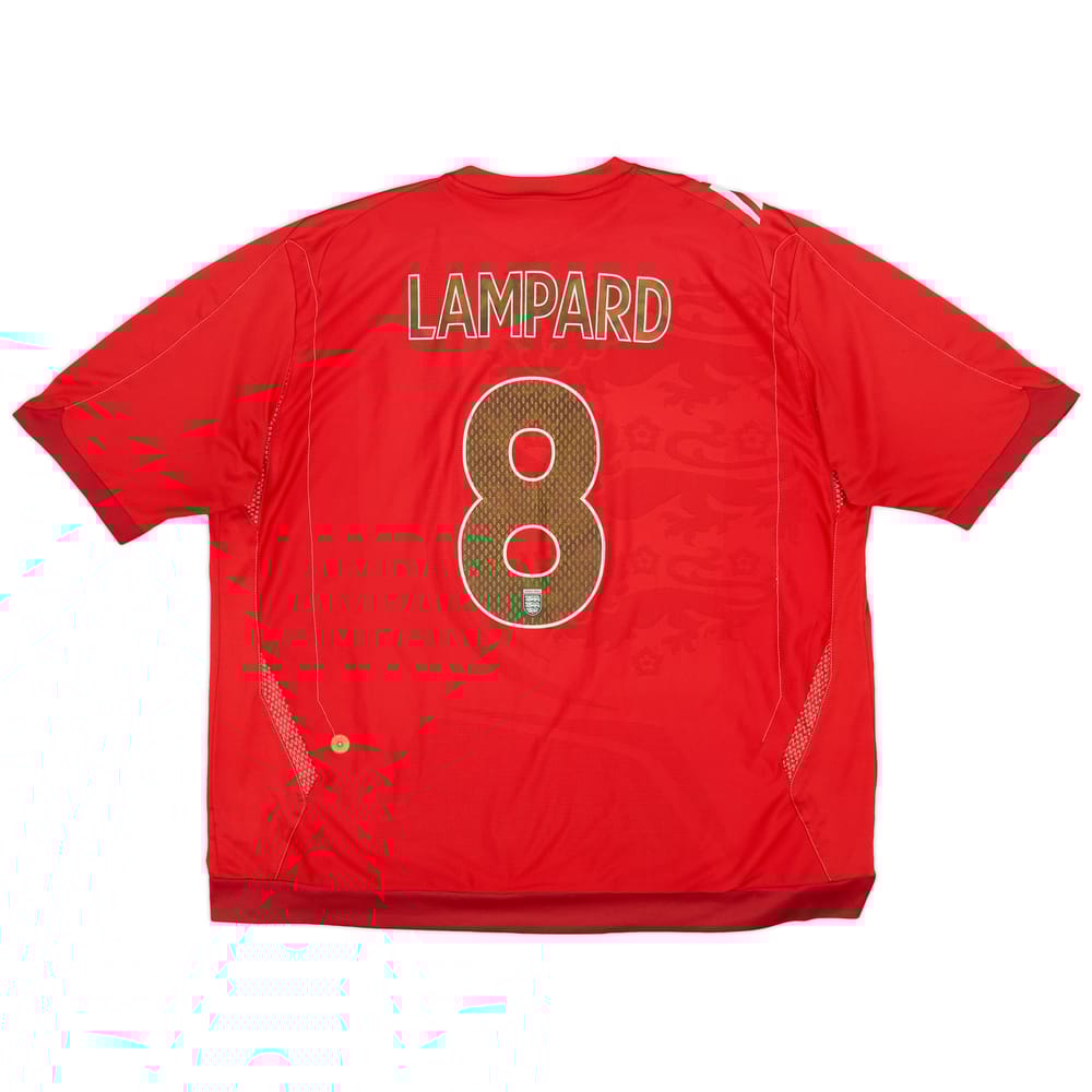 2006-08 England Away Shirt Lampard #8 - 6/10 - (3XL)