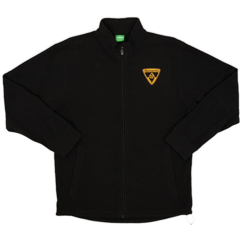 2000s Alemannia Aachen 'Leichtathletik' Erima Fleece Track Jacket - 9/10 - (M)