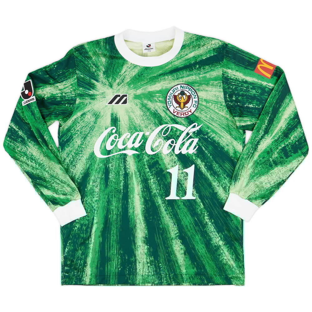 1993-94 Verdy Kawasaki Match Issue Home Shirt #11